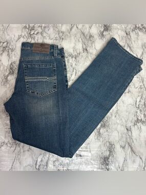 Cody James 31 x 32 Men's Slim Straight Jeans denim Blue Wash western cowboy
